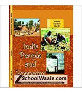 India People and Economy English Book for class 12 Published by NCERT of UPMSP